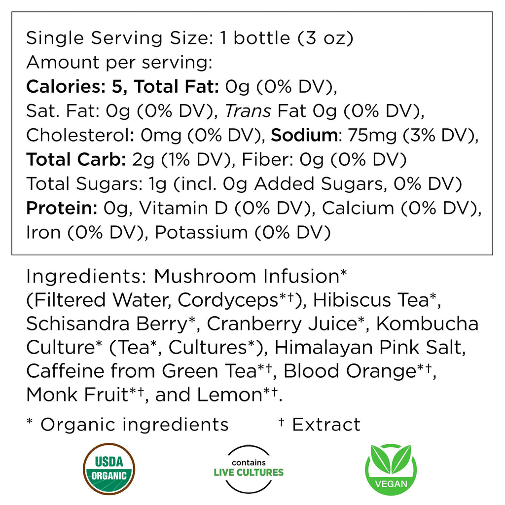 Energy Shot (Citrus Hibiscus) | Energy Drinks Organic