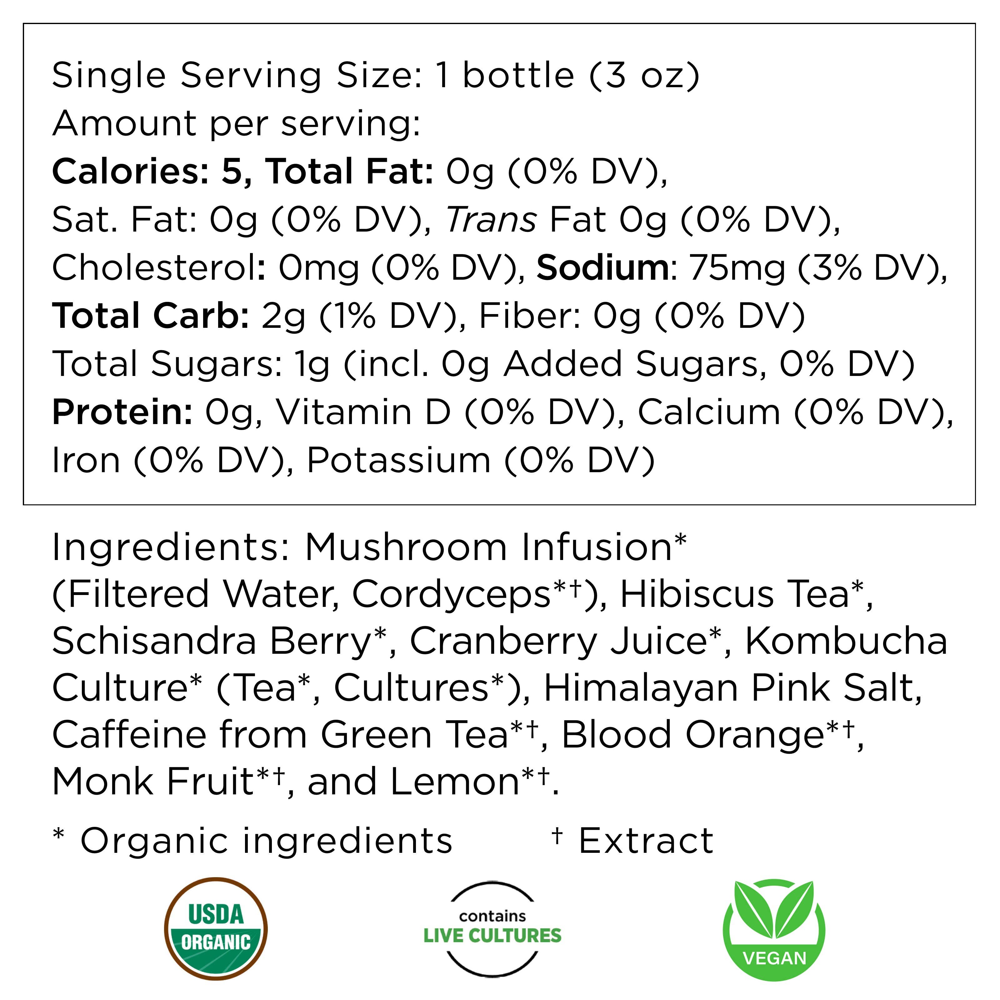 Energy Shot (Citrus Hibiscus) | Energy Drinks Organic